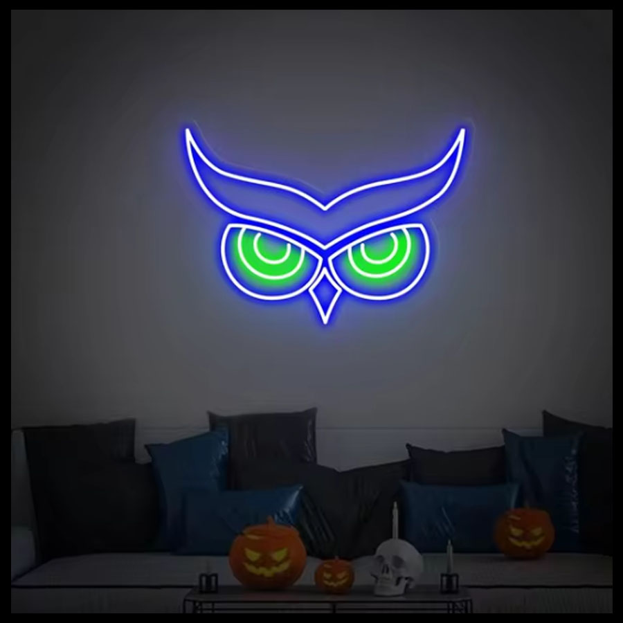 Outdoor Lighting For Store - Owl Neon Sign Animal Neon Sign