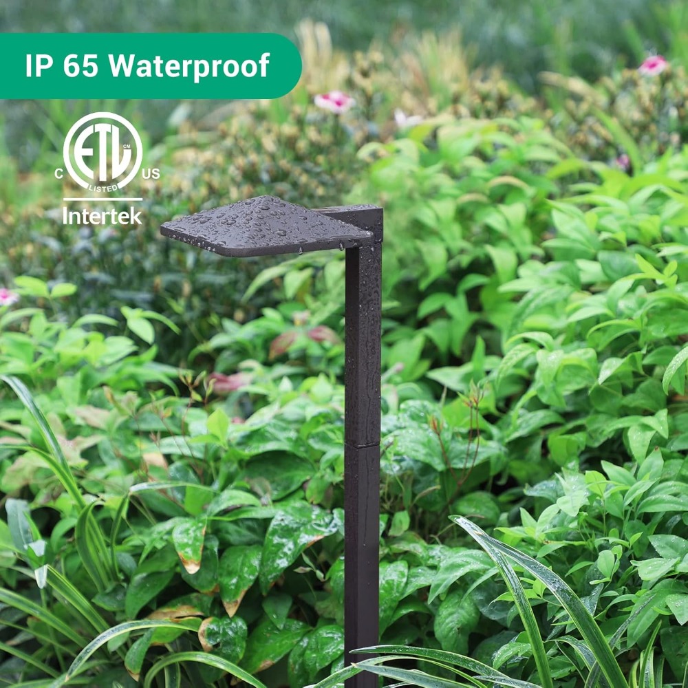 Wired Pathway Light - Pyramid Low Voltage Landscape Lighting, 3W