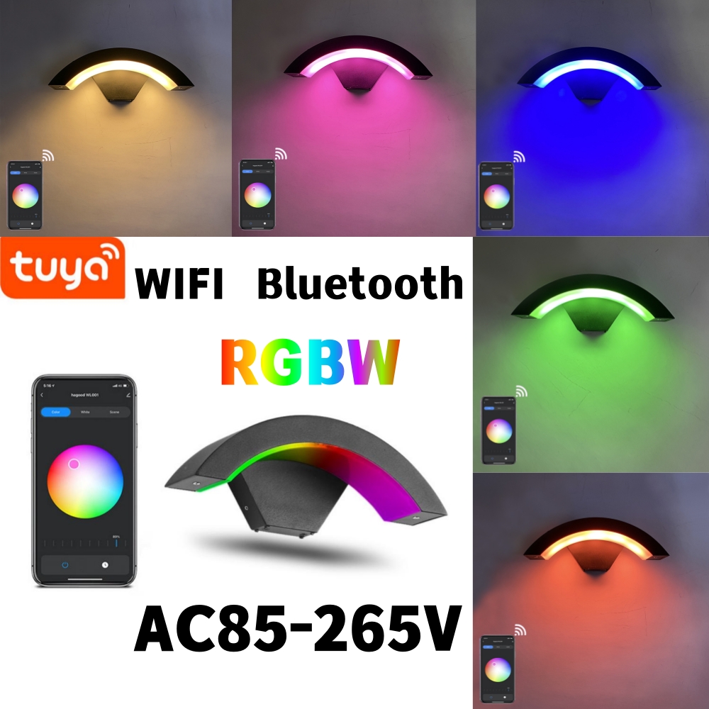 Outdoor Lighting Zigbee - 9W RGBW Smart Outdoor Wall Lamp