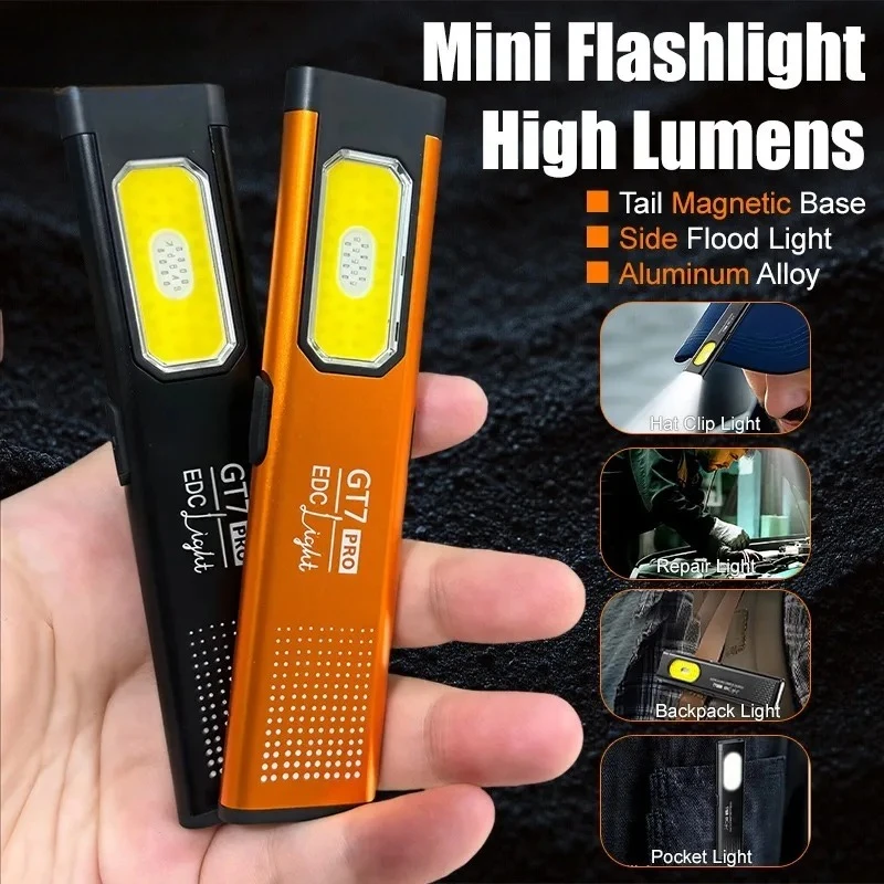 Outdoor Lighting Usb - Mini LED Flashlight USB C Rechargeable