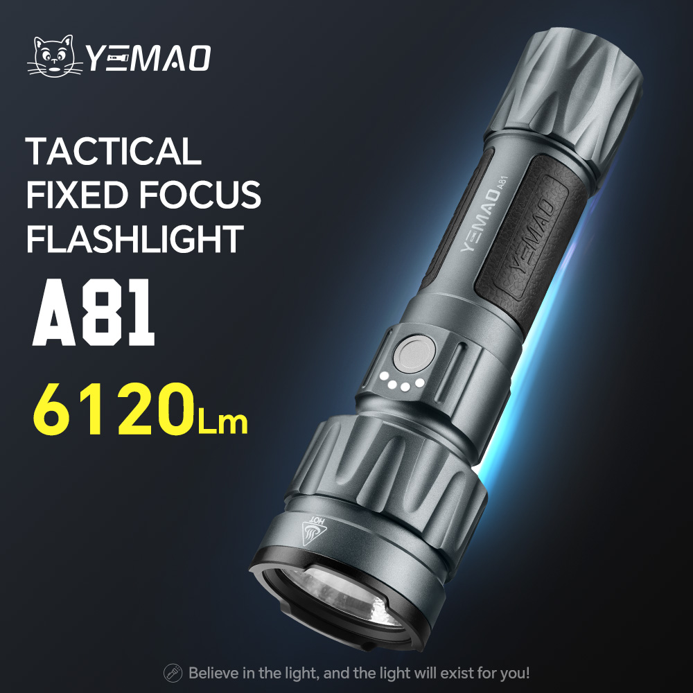 Outdoor Lighting Usb - YEMAO-A81 6210LM Flashlight, USB-C Charging Search