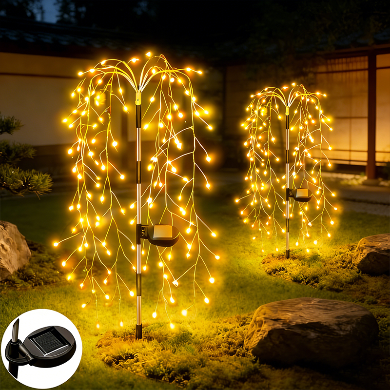 Wired Pathway Light - LED Wire String Fairy Light Solar