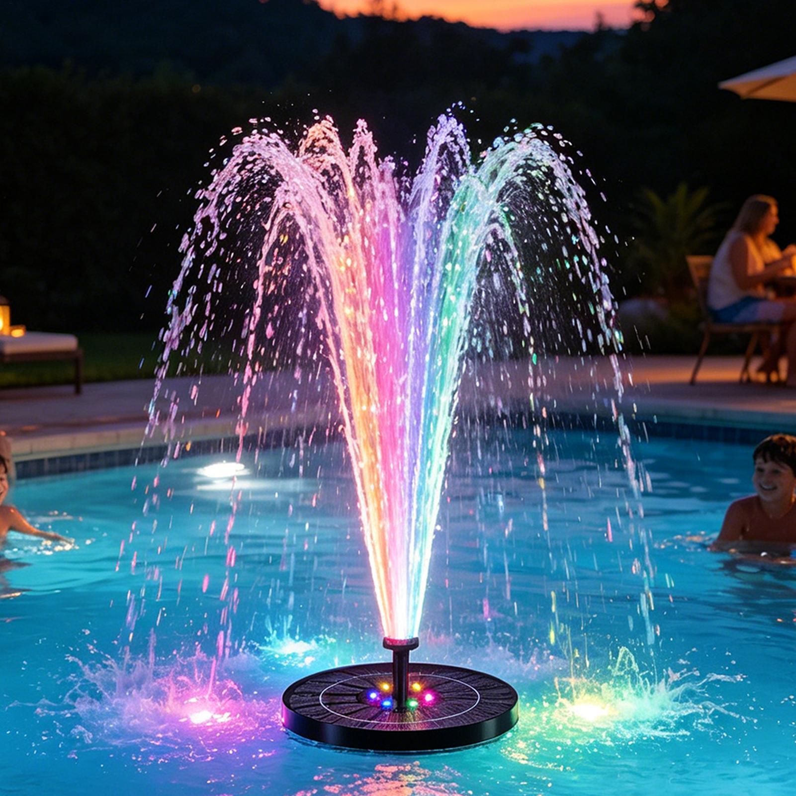 Outdoor Lighting Company - Floating Solar Bird Bath Fountain with