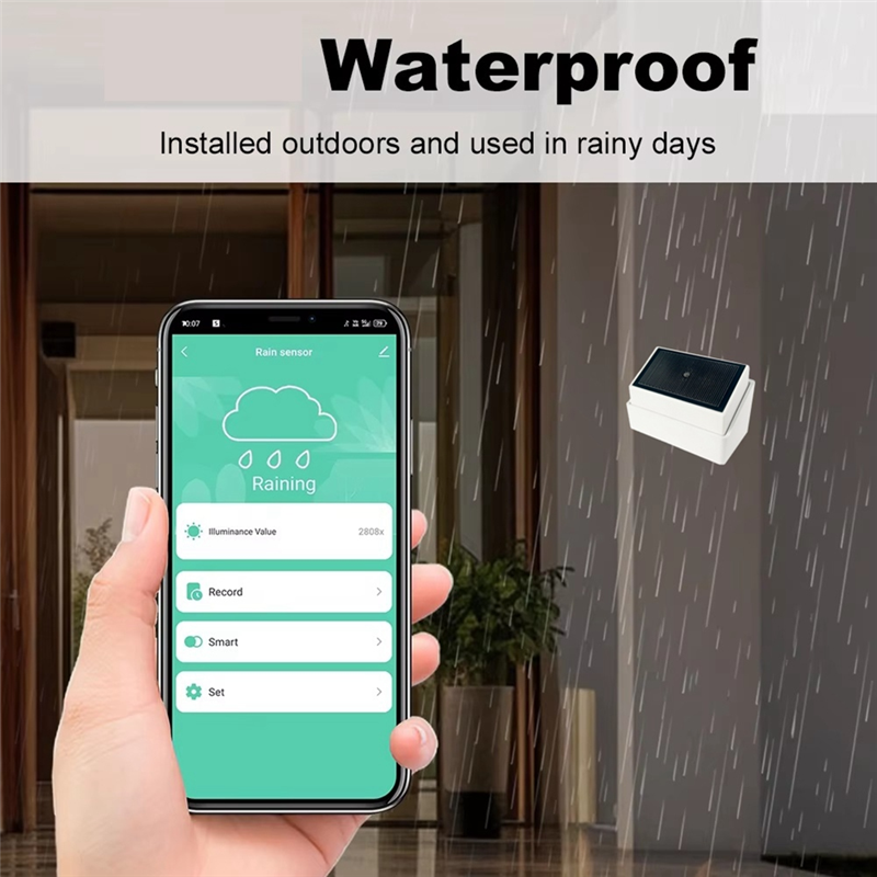 B92B-Tuya Zigbee Rain Sensor 2 - مراجعة Outdoor Lighting Zigbee وسعره