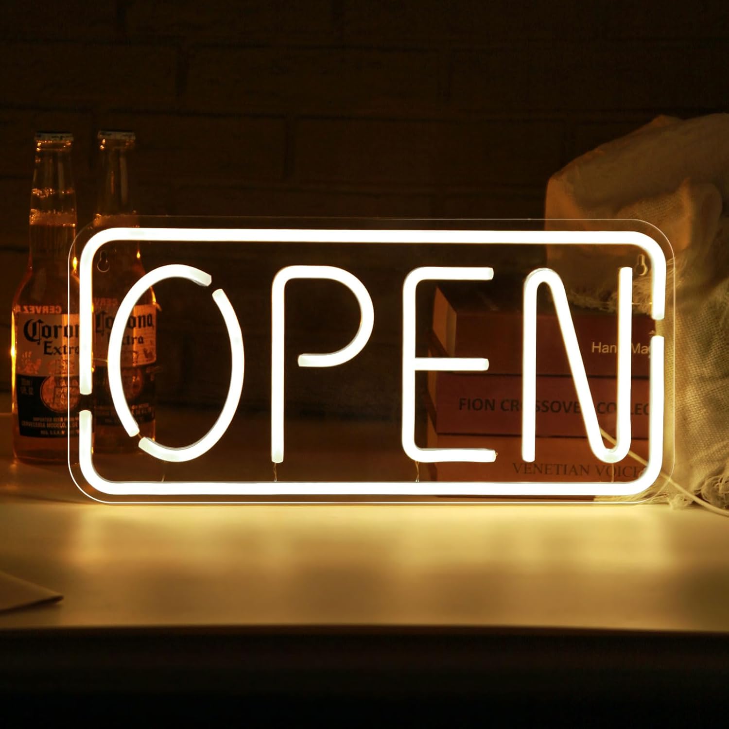 Open Neon Sign USB Powered Bus - مراجعة Outdoor Lighting For Store وسعره