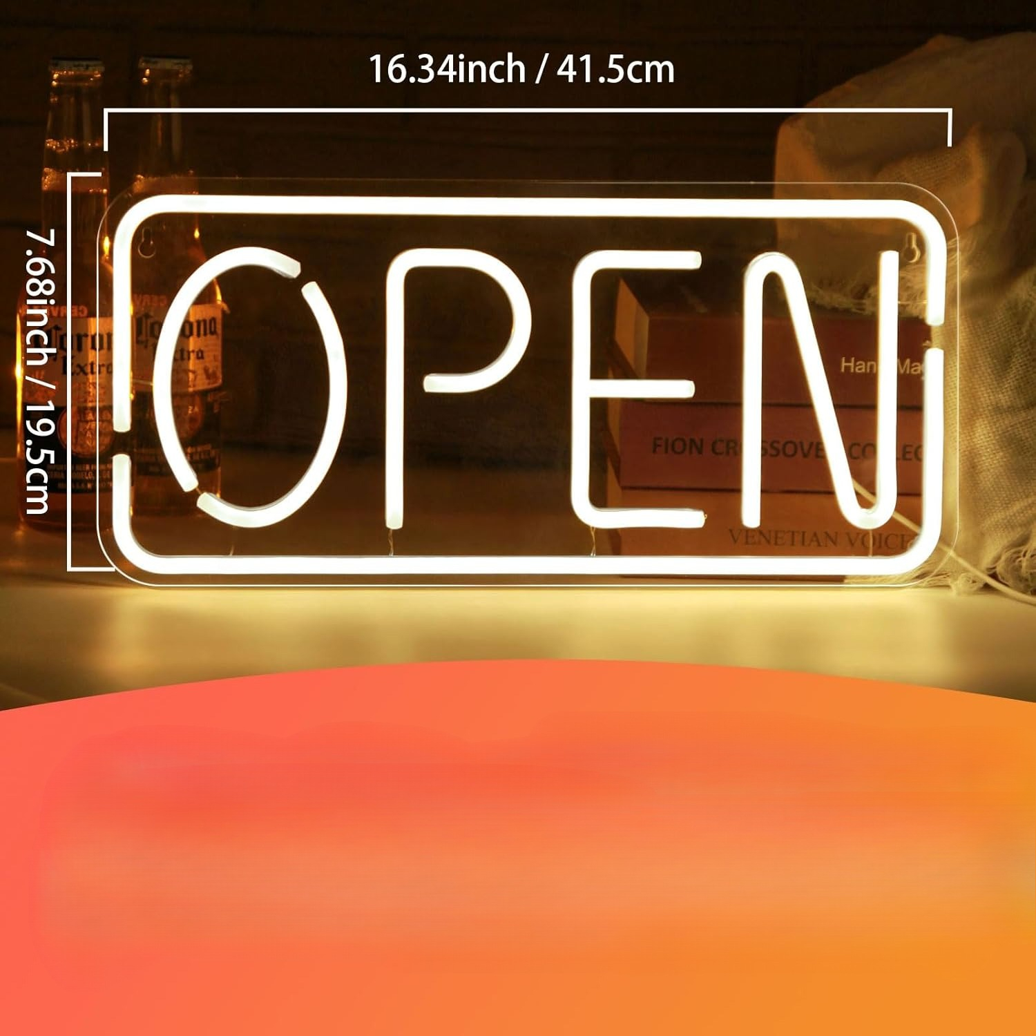 Open Neon Sign USB Powered Bus - مراجعة Outdoor Lighting For Store وسعره