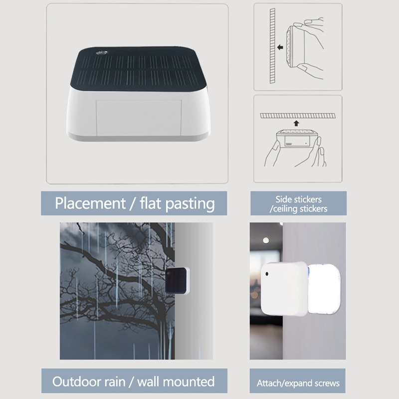 Smart Solar Light Sensor Tuya  - مراجعة Outdoor Lighting Zigbee وسعره