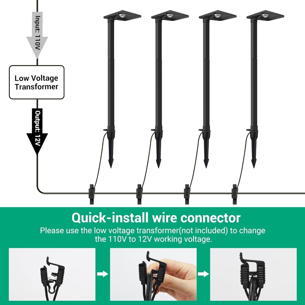 Pyramid Low Voltage Landscape  - مراجعة Wired Pathway Light وسعره