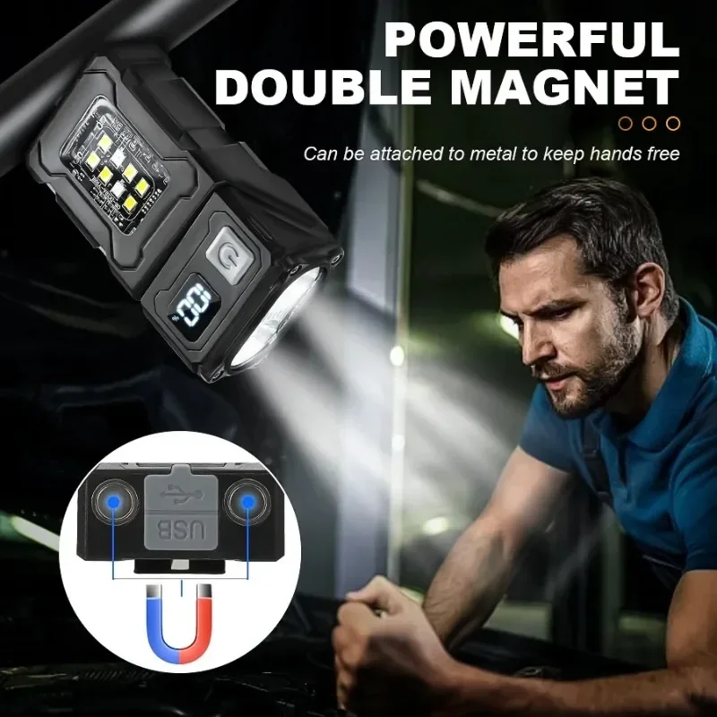 Mini LED Handheld Flashlights  - مراجعة Outdoor Lighting Usb وسعره