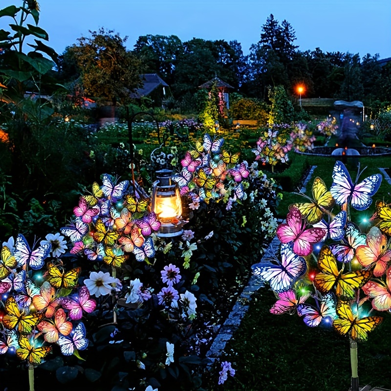 Solar LED Butterfly Garden Lig - مراجعة Outdoor Lighting Company وسعره