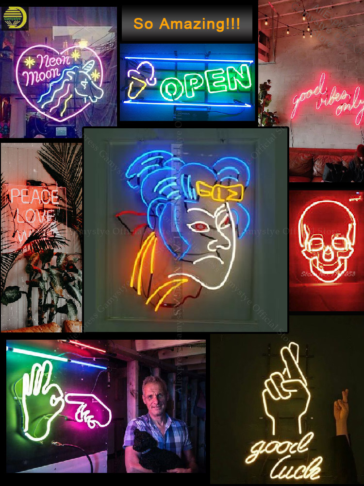 Neon Sign For Round Smiley ner - مراجعة Outdoor Lighting For Store وسعره