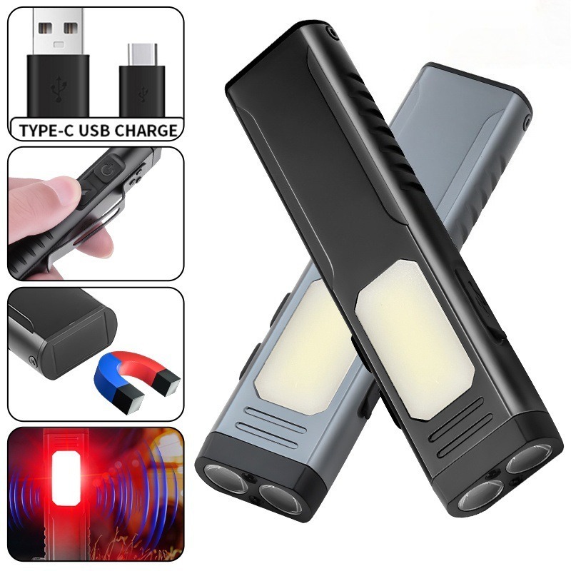 Multi Functional Magnetic COB  - مراجعة Outdoor Lighting Usb وسعره