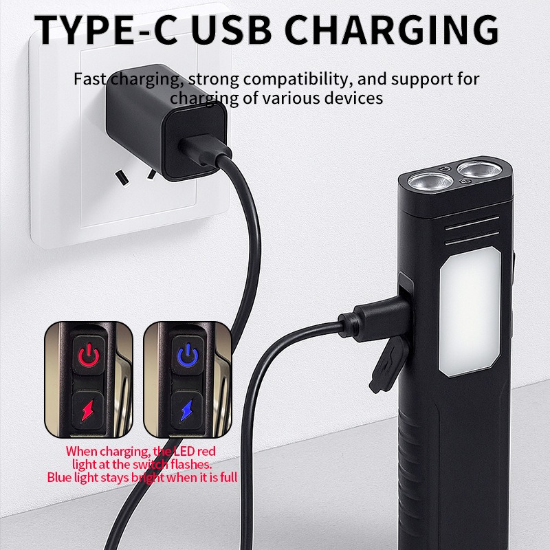 Multi Functional Magnetic COB  - مراجعة Outdoor Lighting Usb وسعره