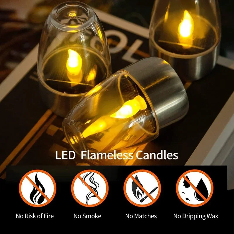 Solar Powered Flameless Candle - مراجعة Outdoor Lighting Company وسعره
