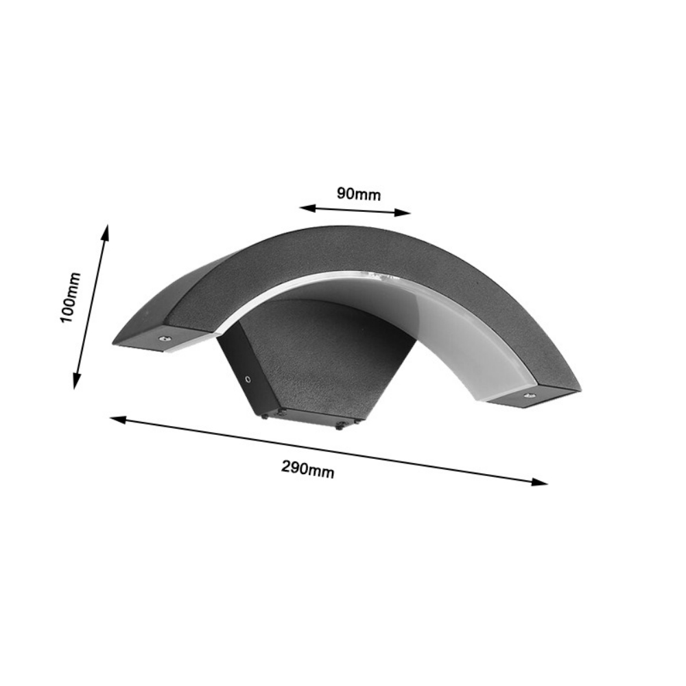 9W RGBW Smart Outdoor Wall Lam - مراجعة Outdoor Lighting Zigbee وسعره