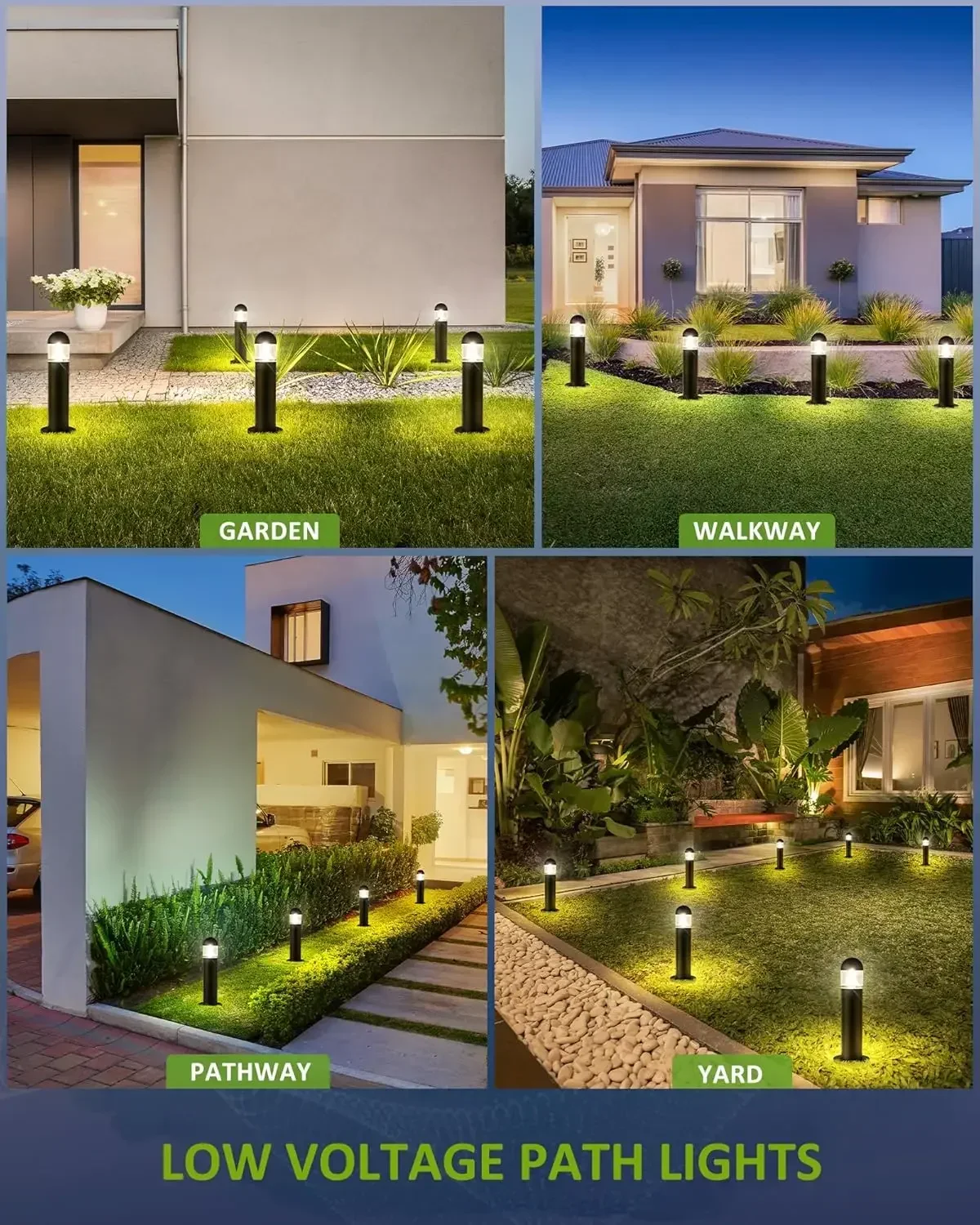 8 Pack Low Voltage Landscape P - مراجعة Wired Pathway Light وسعره