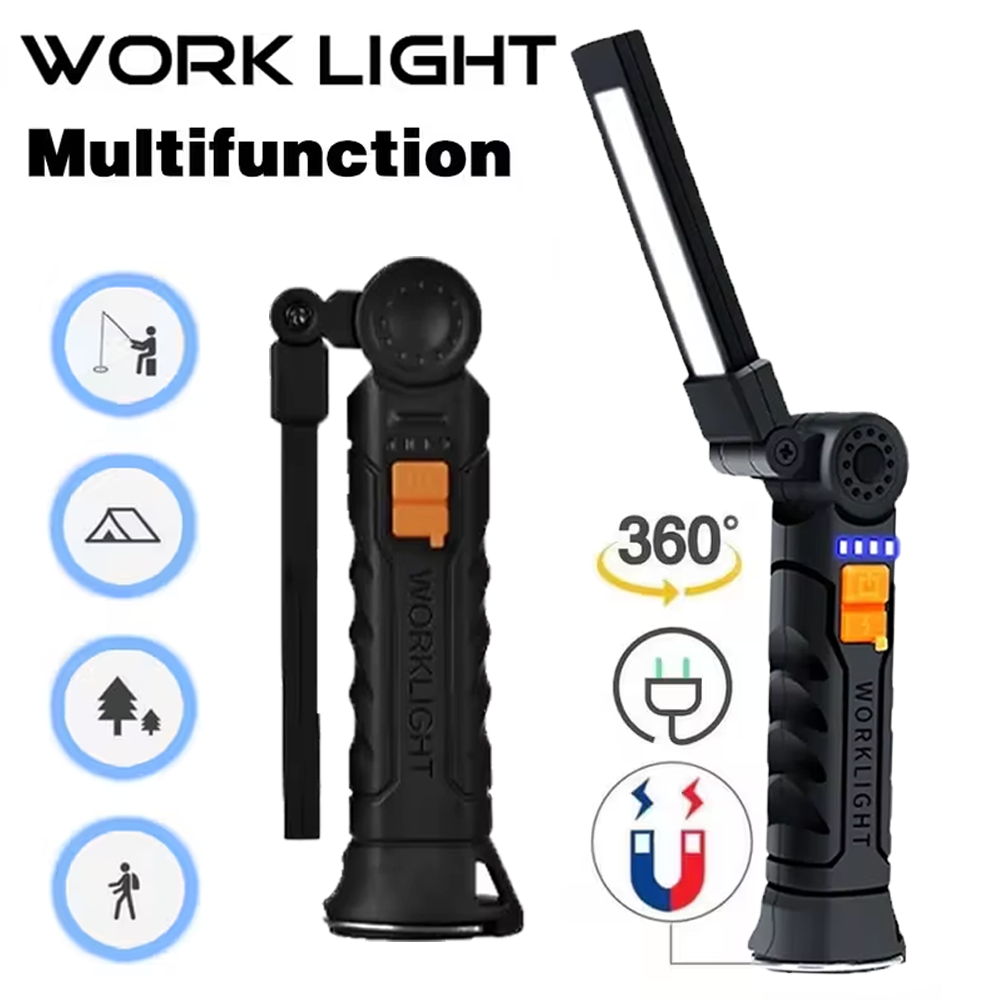 Portable COB LED Flashlight US - مراجعة Outdoor Lighting Usb وسعره