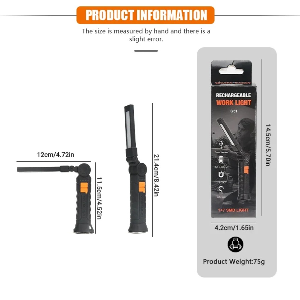 Portable COB LED Flashlight US - مراجعة Outdoor Lighting Usb وسعره