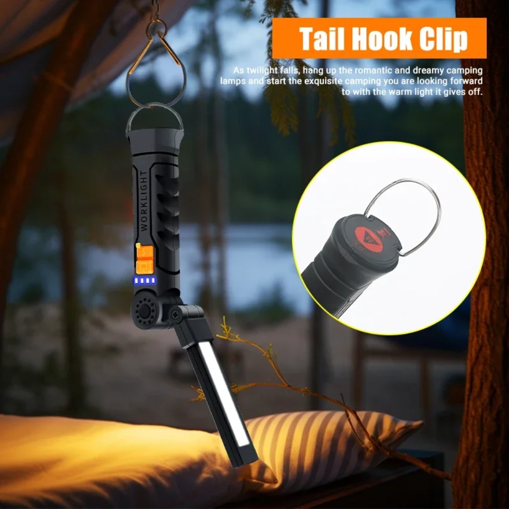 Portable COB LED Flashlight US - مراجعة Outdoor Lighting Usb وسعره