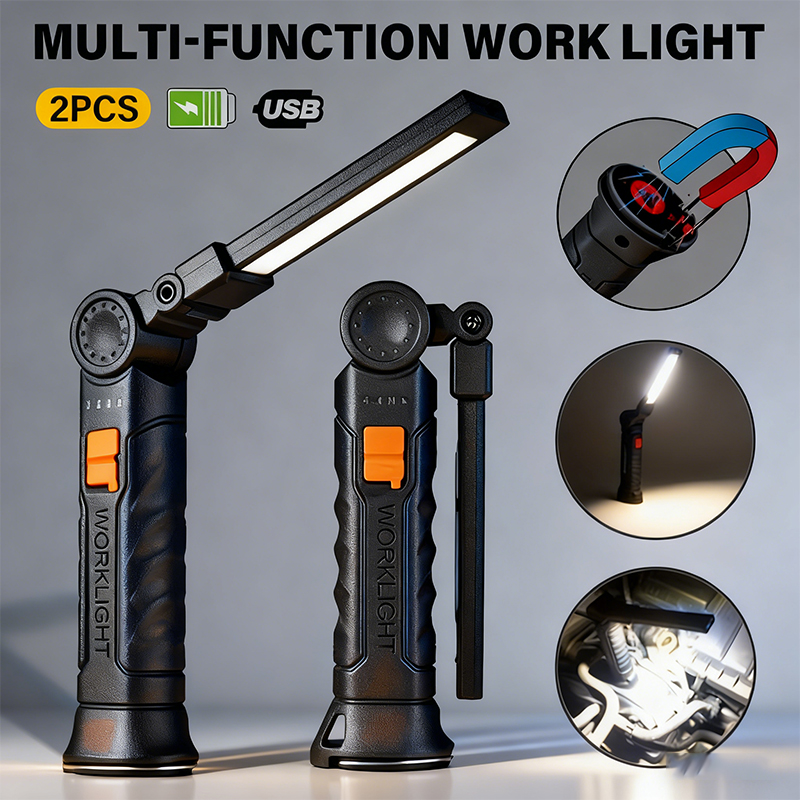 Portable COB LED Flashlight US - مراجعة Outdoor Lighting Usb وسعره