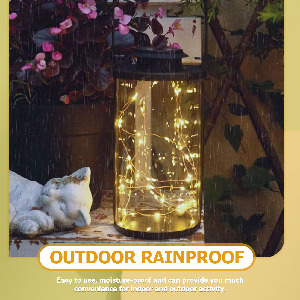 LED Copper Wire Solar Lantern  - مراجعة Wired Pathway Light وسعره
