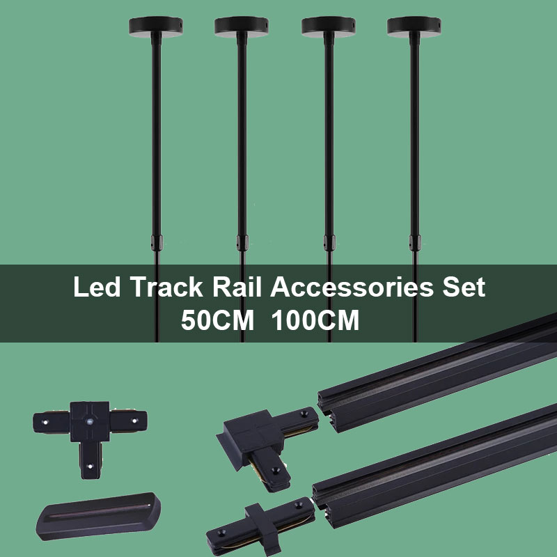 Set Track Light Rail 2 Track L - مراجعة Wired Pathway Light وسعره