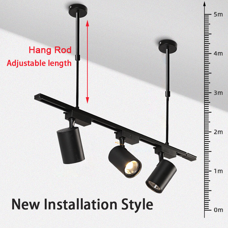 Set Track Light Rail 2 Track L - مراجعة Wired Pathway Light وسعره