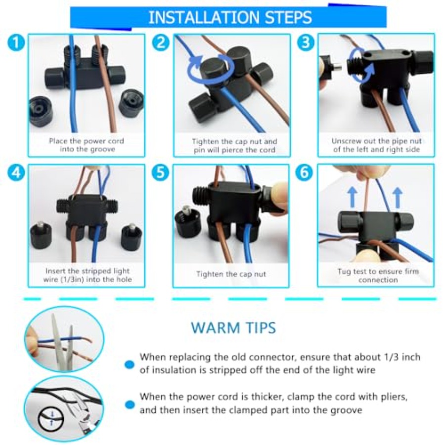 NETEHA Low Voltage Wire Connec - مراجعة Wired Pathway Light وسعره