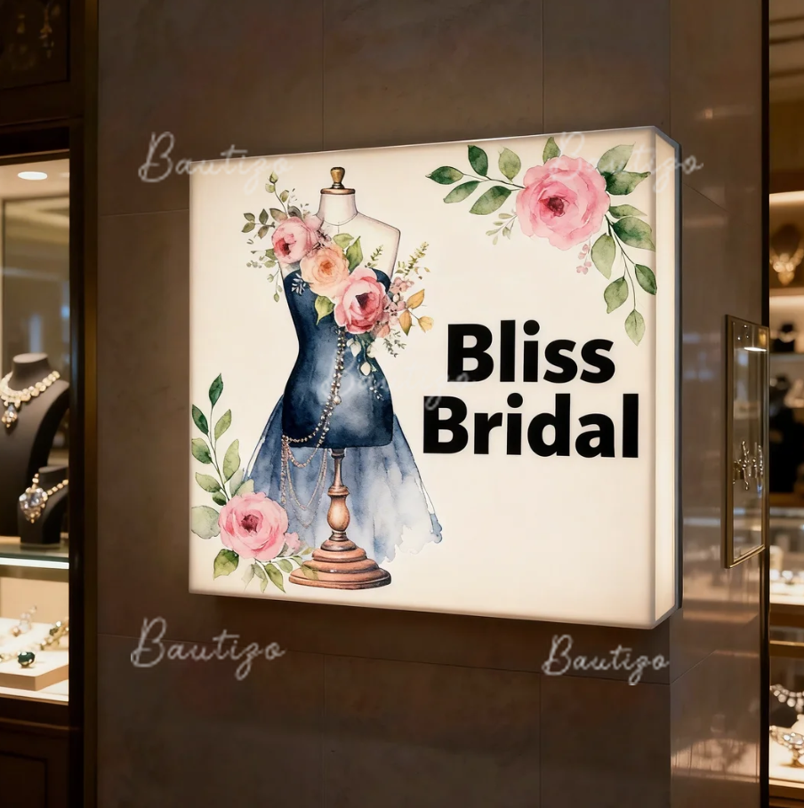 Bliss Bridal Single Sided Ligh - مراجعة Outdoor Lighting For Store وسعره