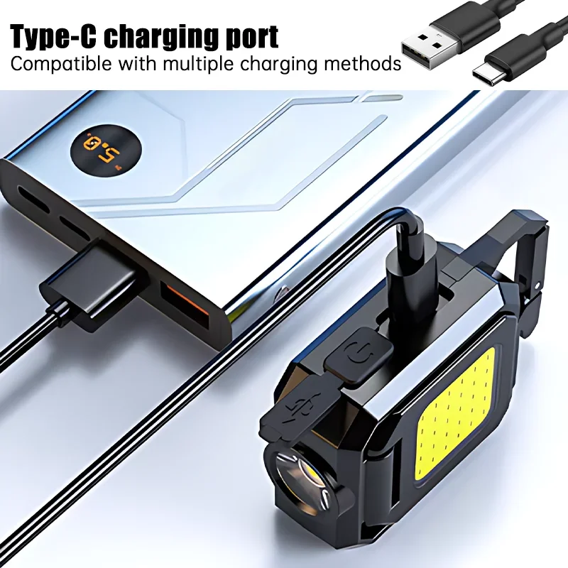 Mini Flashlight Keychain Light - مراجعة Outdoor Lighting Usb وسعره