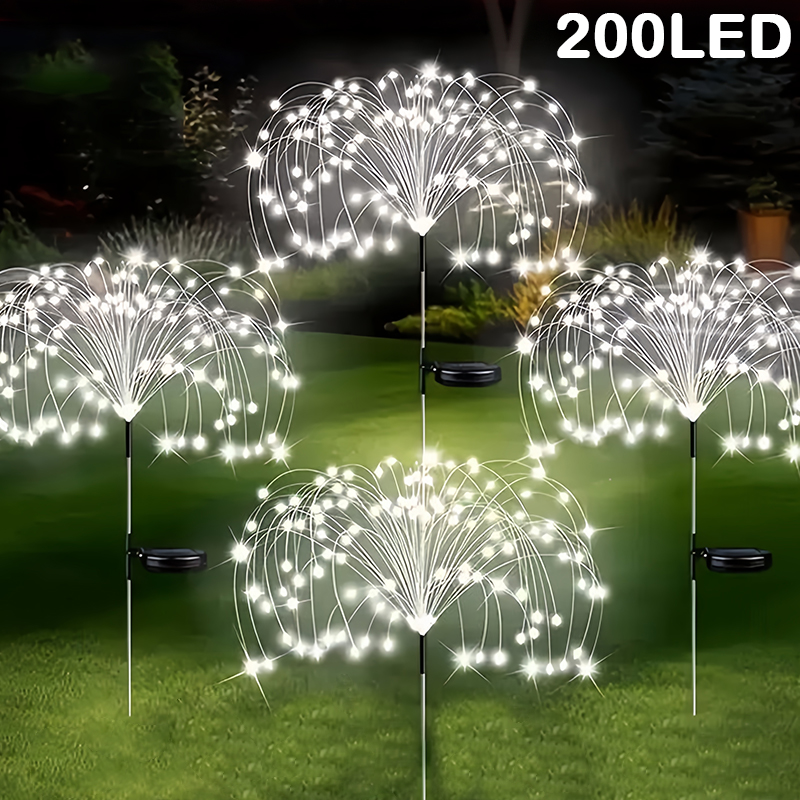 200LED Solar Firework Lamp Out - مراجعة Wired Pathway Light وسعره
