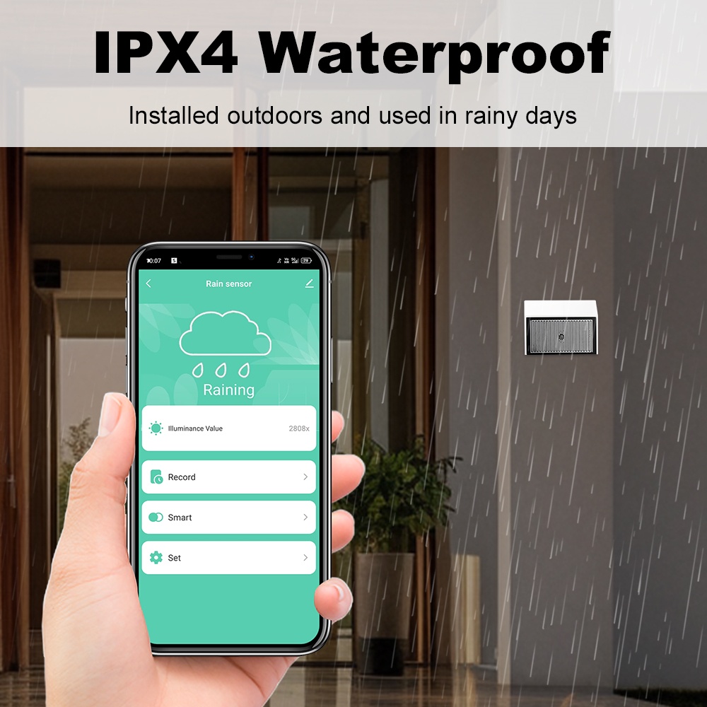 Smart Zigbee 2 in 1 Rain Senso - مراجعة Outdoor Lighting Zigbee وسعره