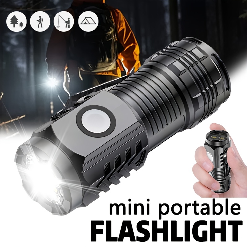Mini 3LED Flashlight With Pen  - مراجعة Outdoor Lighting Quality وسعره
