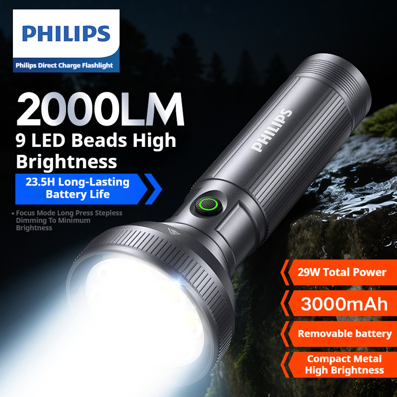 PHILIPS 2025 New 9 Lamp Beads  - مراجعة Outdoor Lighting Usb وسعره