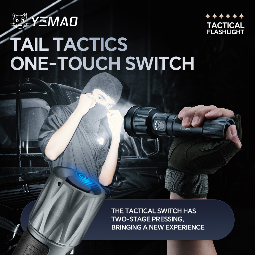YEMAO-A81 6210LM Flashlight, U - مراجعة Outdoor Lighting Usb وسعره