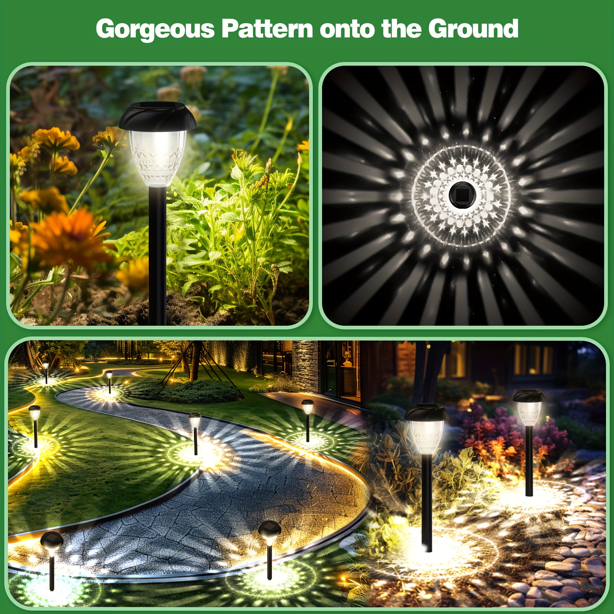10pcs Solar Pathway Lights for - مراجعة Wired Pathway Light وسعره