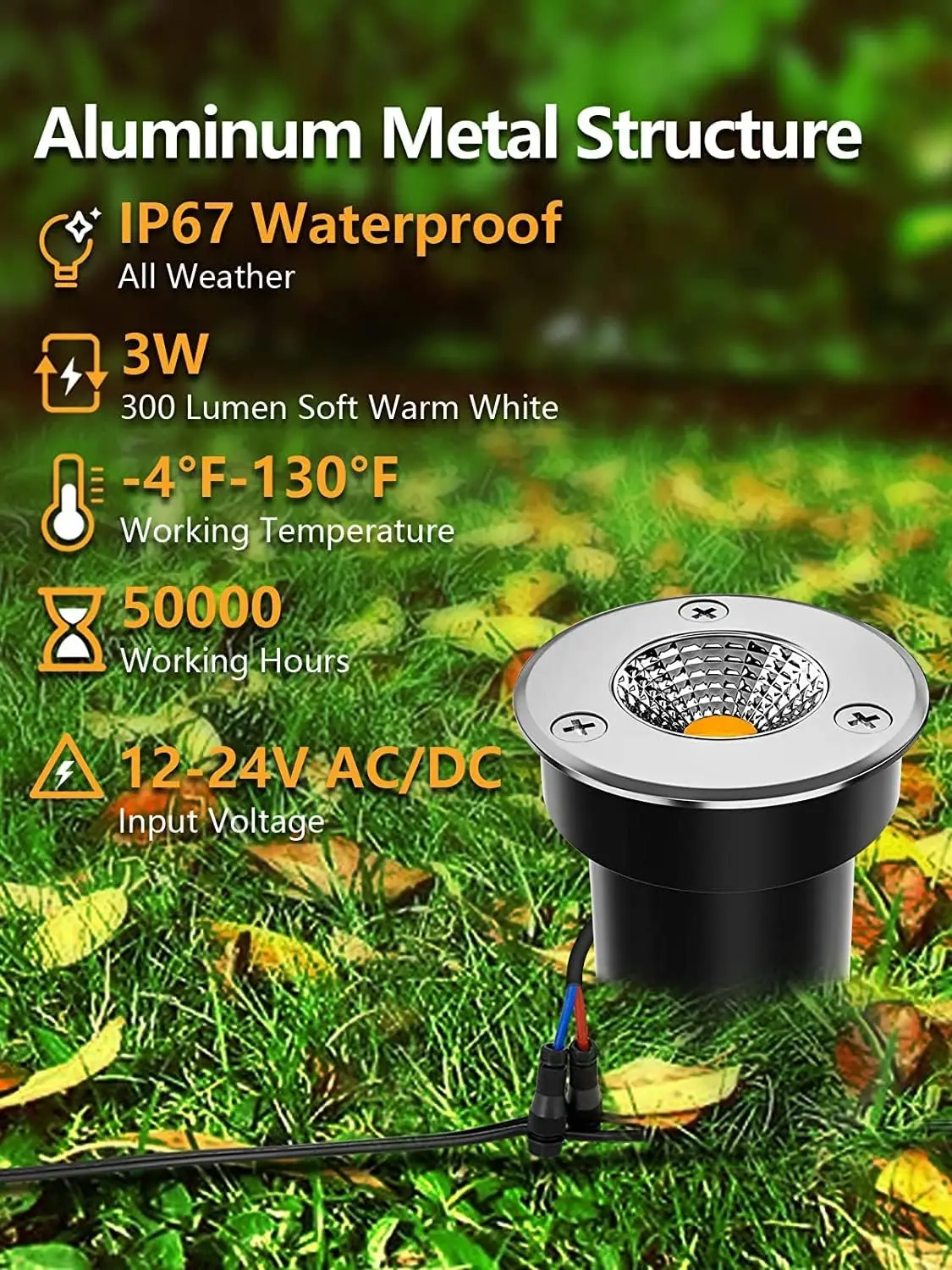 Low Voltage Landscape Lights W - مراجعة Wired Pathway Light وسعره