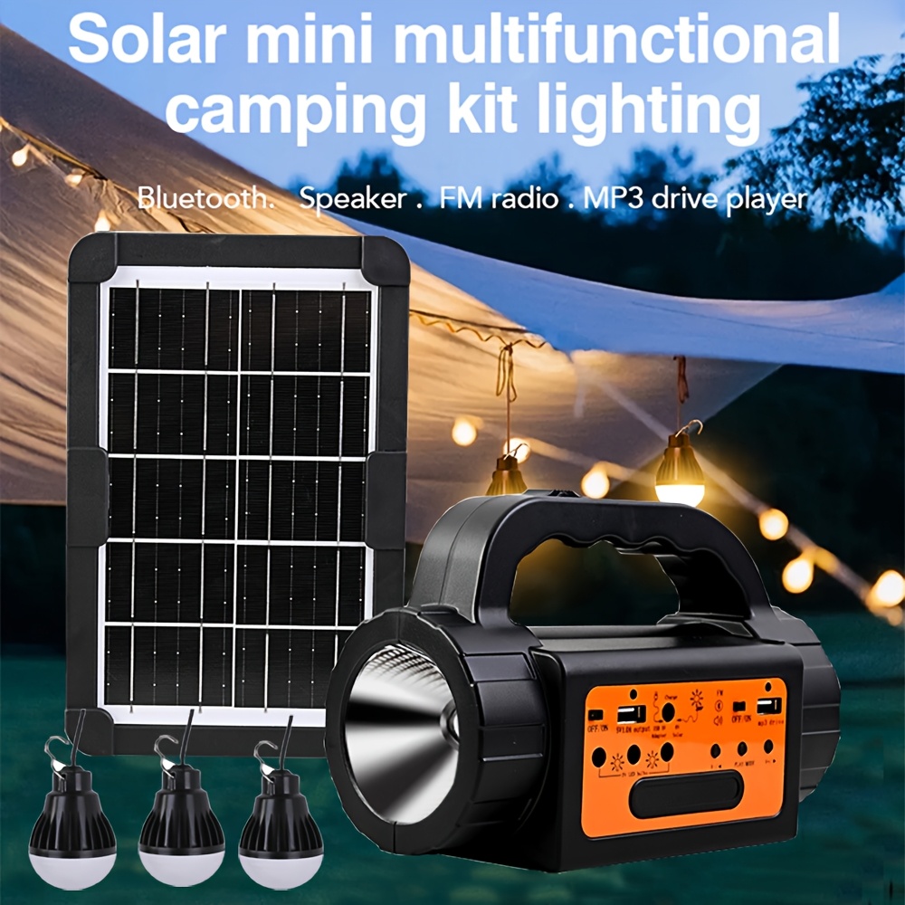 Solar Rechargeable Camping Lig - مراجعة Outdoor Lighting Usb وسعره