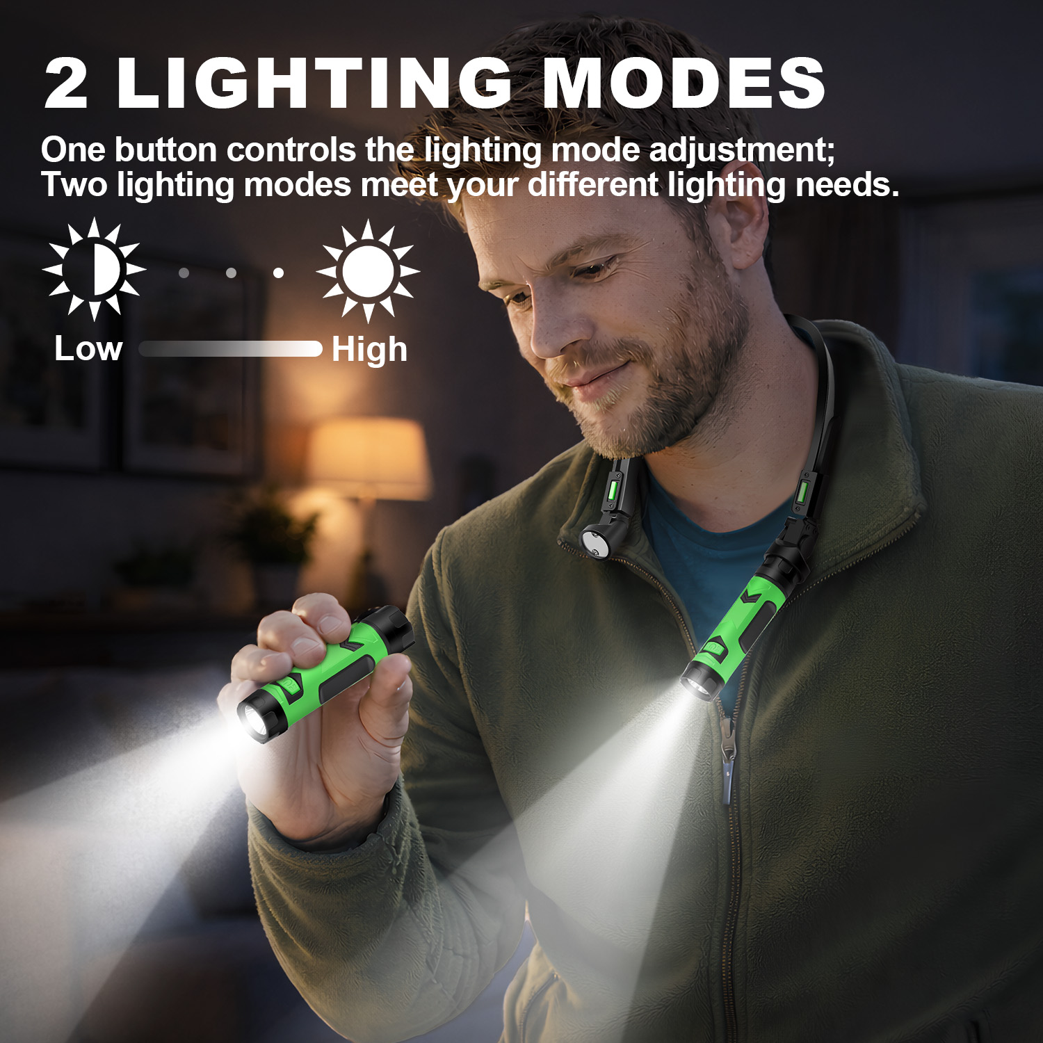 USB Rechargeable LED Neck Ligh - مراجعة Outdoor Lighting Usb وسعره