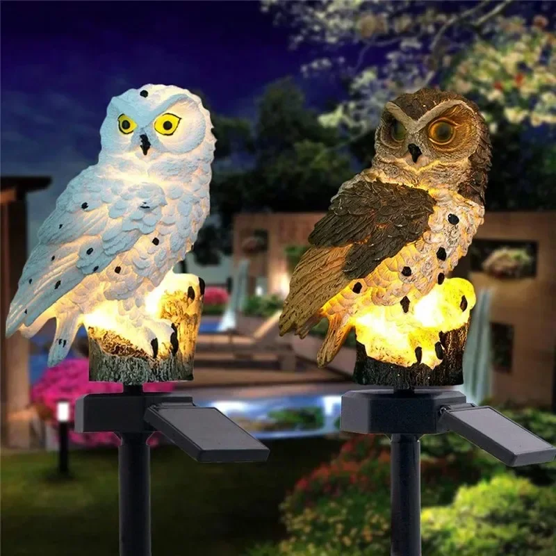 Solar Owl Statue Garden Light  - مراجعة Outdoor Lighting Company وسعره