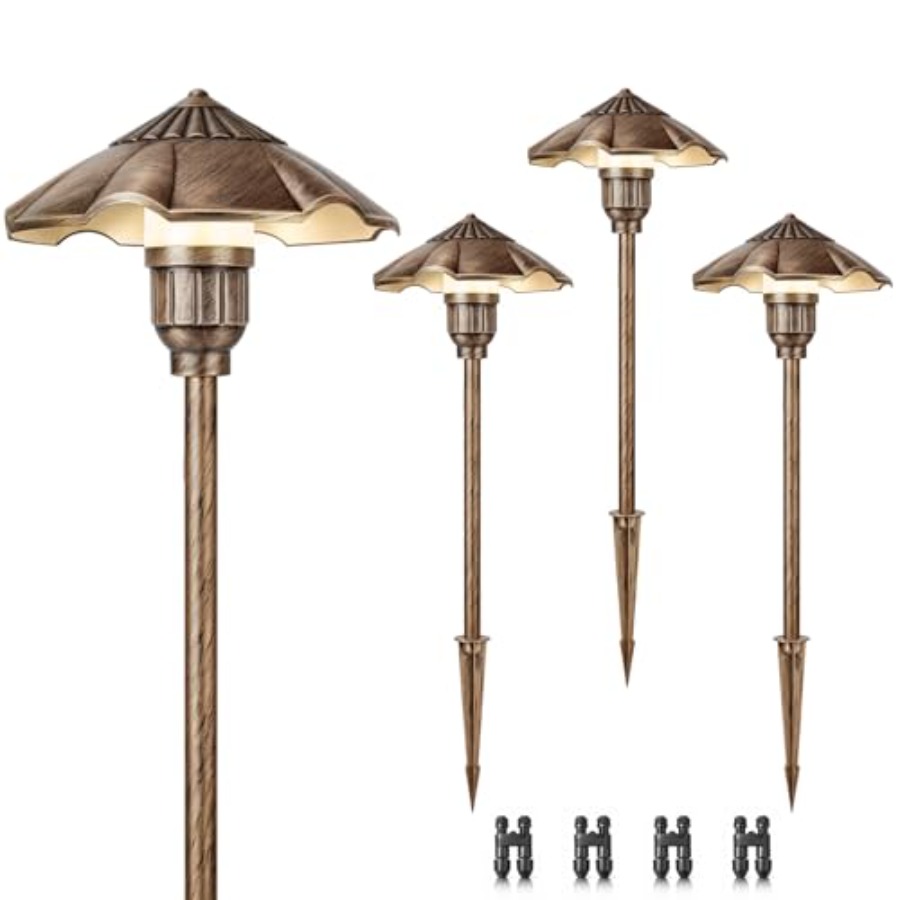 Low Voltage Landscape Lights,  - مراجعة Wired Pathway Light وسعره
