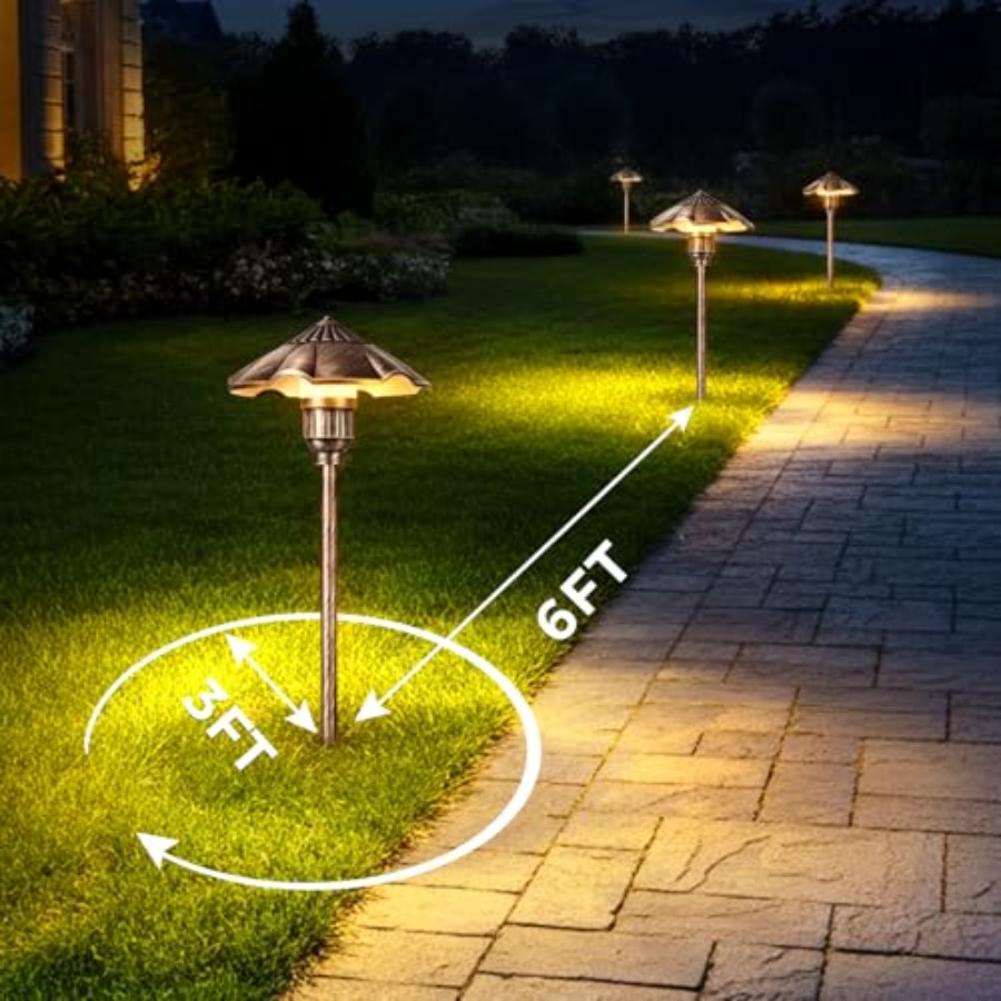 Low Voltage Landscape Lights,  - مراجعة Wired Pathway Light وسعره