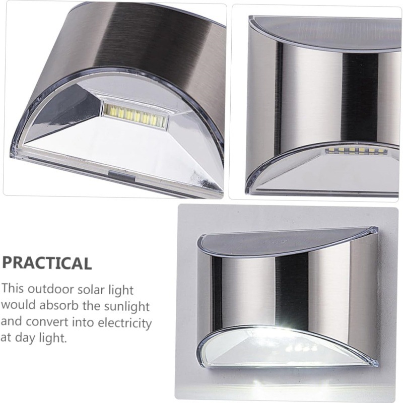 2Pcs Solar Garden Light Stainl - مراجعة Xl Outdoor Lighting وسعره