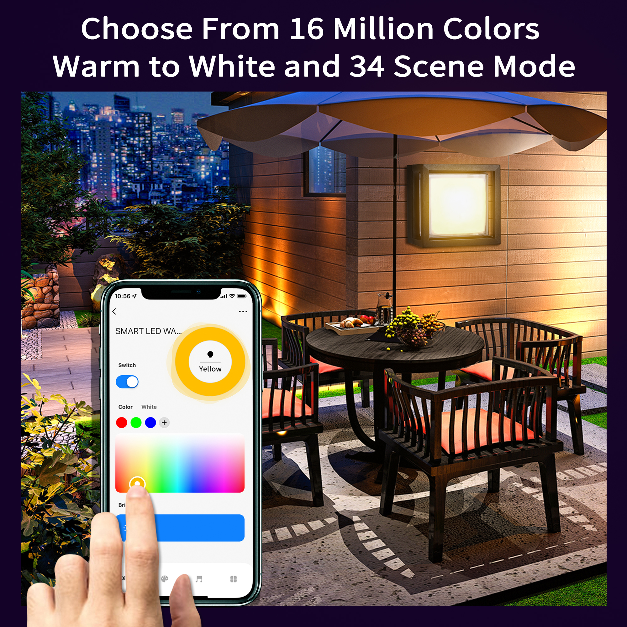 WIFI Smart LED Wall Lamp Outdo - مراجعة Outdoor Lighting Zigbee وسعره