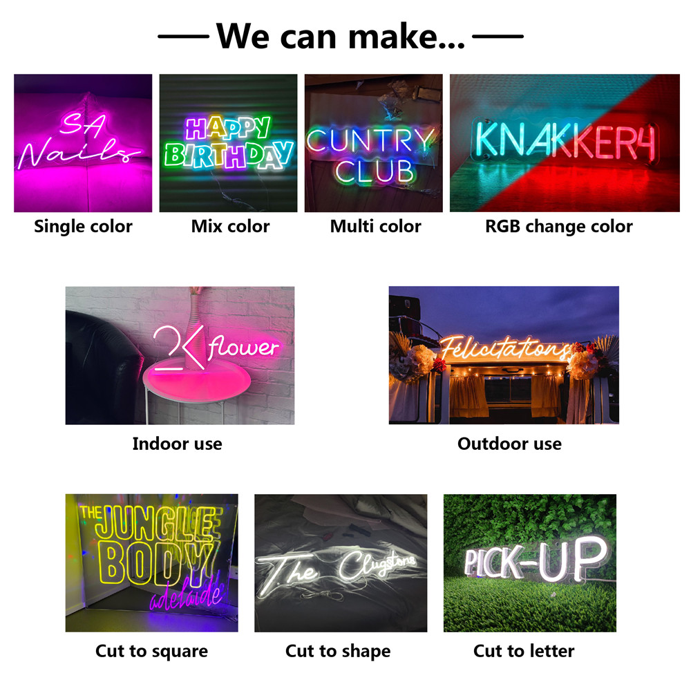 Custom LED Neon Sign for Weddi - مراجعة Outdoor Lighting For Store وسعره