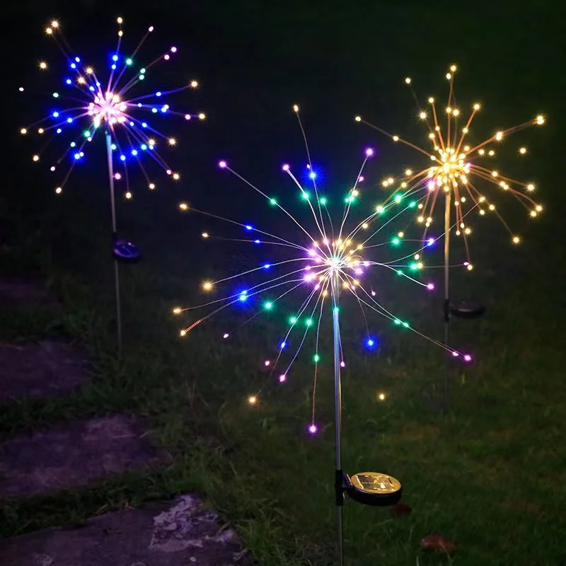 Solar Firework Lamp Copper Wir - مراجعة Wired Pathway Light وسعره
