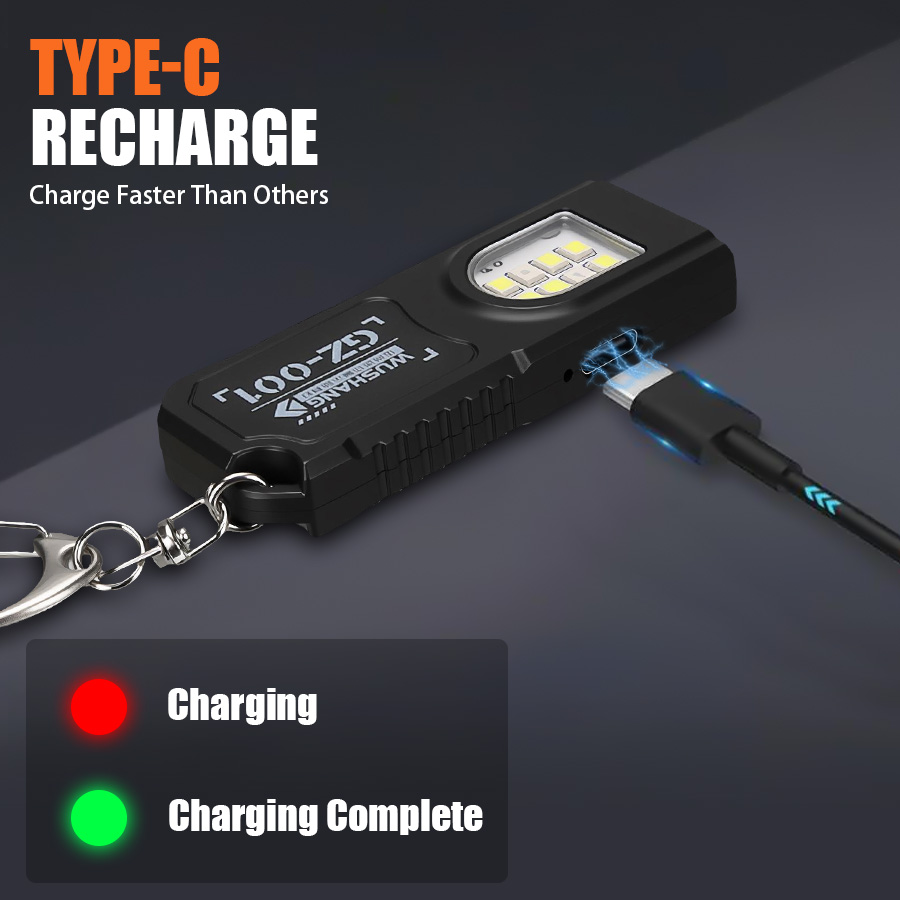 Multifunctional Keychain Flash - مراجعة Outdoor Lighting Usb وسعره