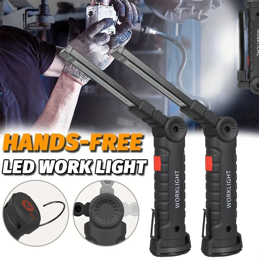 New Portable COB LED Flashligh - مراجعة Outdoor Lighting Usb وسعره