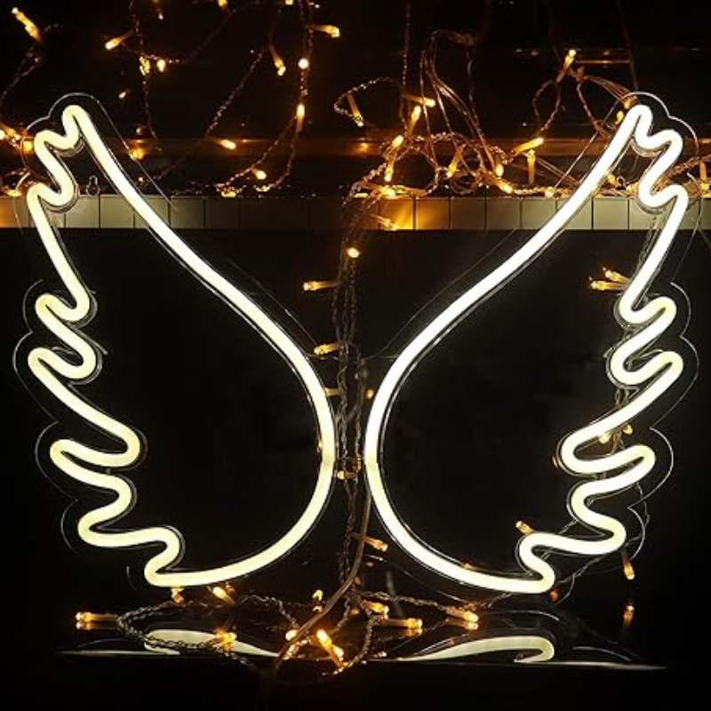 Princess Wing Neon Light Sign  - مراجعة Outdoor Lighting For Store وسعره