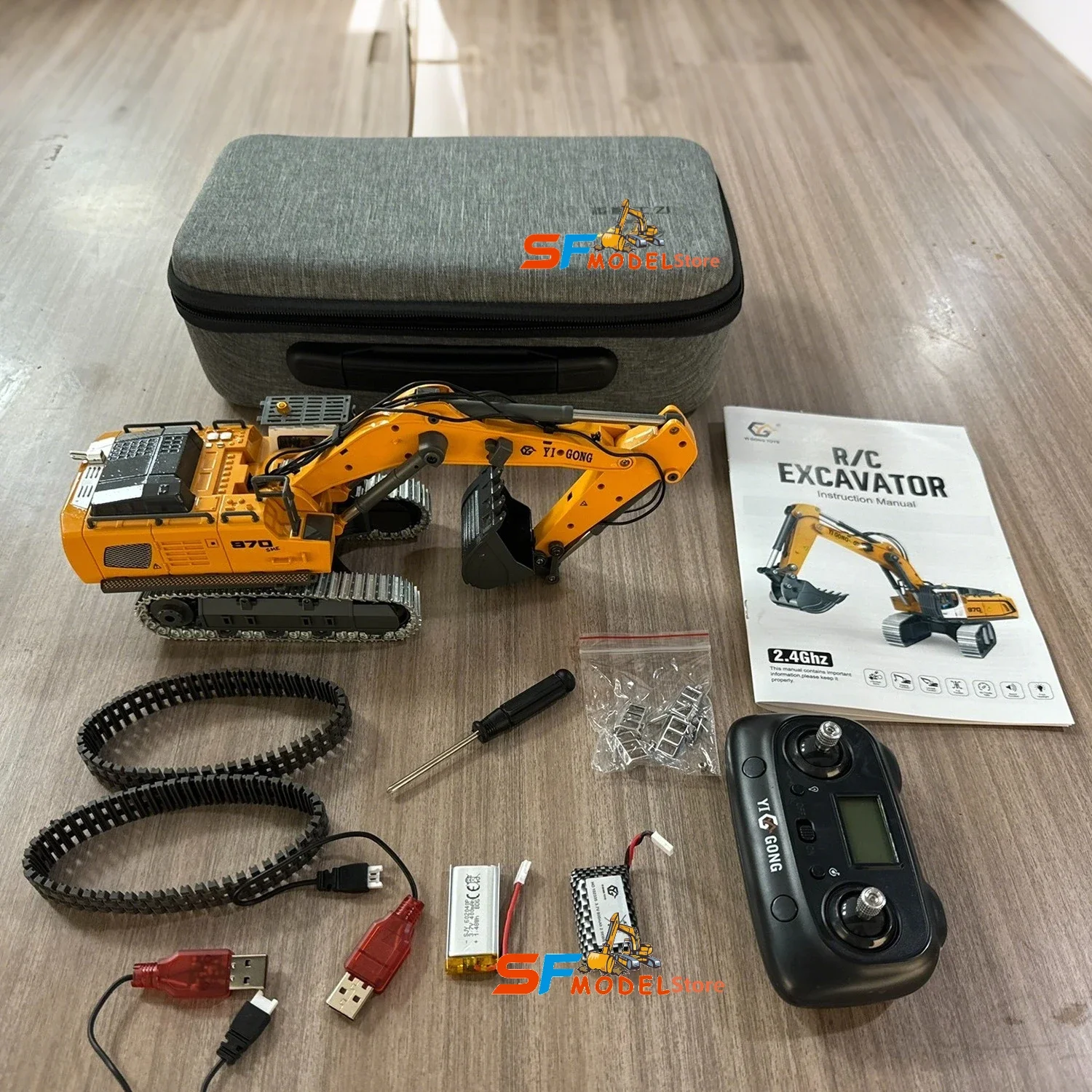 1/50 970 520 Mini RC Excavator - مراجعة Wired Pathway Light وسعره